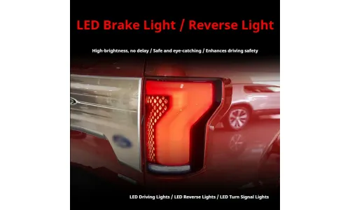 Задние LED-фонари динамический поворотник для Ford Raptor F-150 (2015-2021), комплект, комплект, FT Carlight Carlight — фото 3