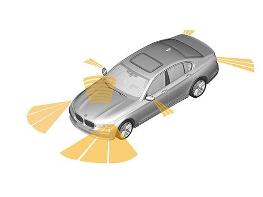 Комплект дооснащения охранной сигнализацией DWA для BMW 5-й серии G30/G31 и 7-й серии G11/G12, оригинал — фото 1