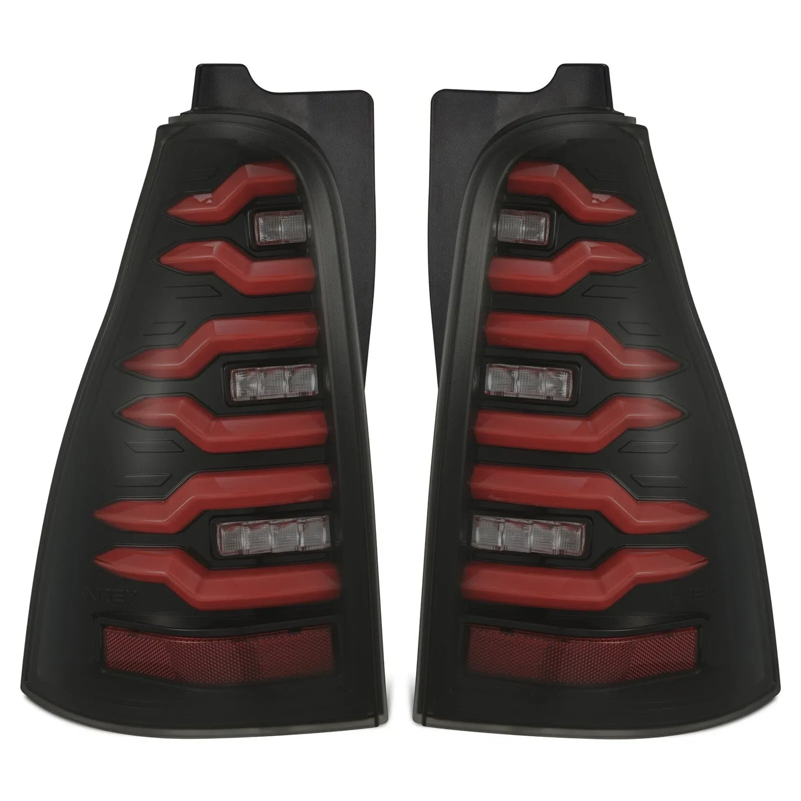 Фонари задние светодиодные Luxx Black Red для Toyota 4Runner 2003–2009, AlphaRex — фото 2