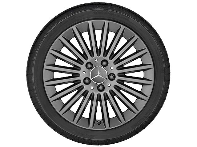 Диск колесный R17 Mercedes C-class W205, S205, C205, A205 , Серый «Гималаи», многоспицевый, оригинал — фото 1