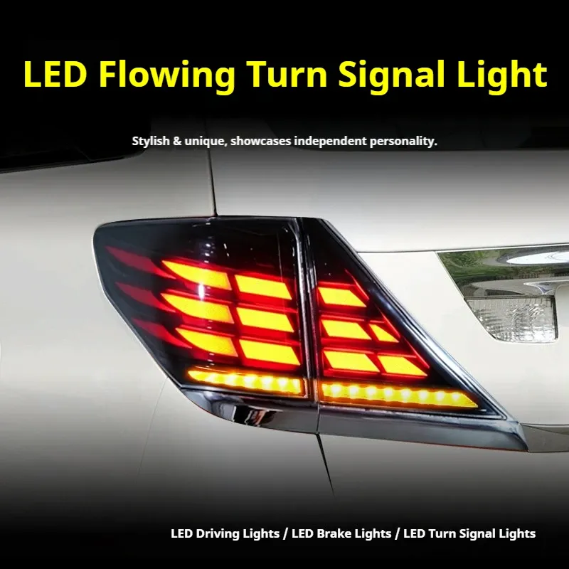Задние LED-фонари динамический сигнал поворота для Toyota Alphard (2007-2013), комплект, комплект, FT Carlight Carlight — фото 4