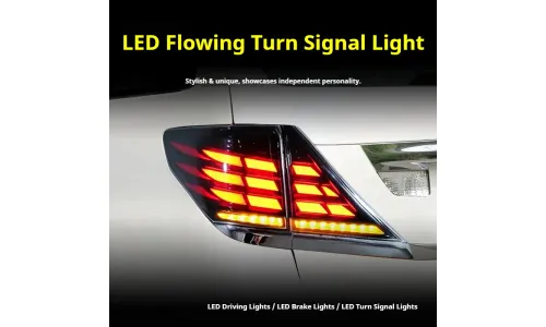 Задние LED-фонари динамический сигнал поворота для Toyota Alphard (2007-2013), комплект, комплект, FT Carlight Carlight — фото 4