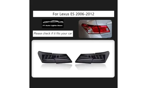 Задние LED-фонари динамический поворотник для Lexus ES (2006-2012), комплект, комплект, FT Carlight Carlight — фото 1