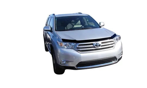 Дефлектор капота AVS для 2011-2013 Toyota Highlander, накладка Aeroskin, дымчатый — фото 1