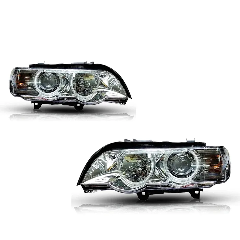 Фары передние LED с ходовыми огнями для BMW X5 E53 (1998-2003), комплект, комплект, FT Carlight Carlight — фото 6