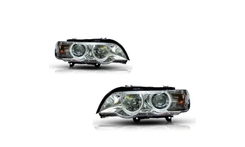 Фары передние LED с ходовыми огнями для BMW X5 E53 (1998-2003), комплект, комплект, FT Carlight Carlight — фото 6