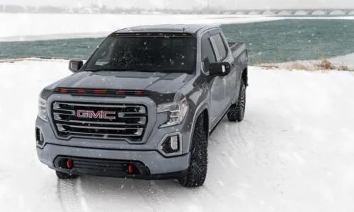 Дефлектор капота AVS для 2019-2023 GMC Sierra 1500, накладка Aeroskin, черный — фото 2