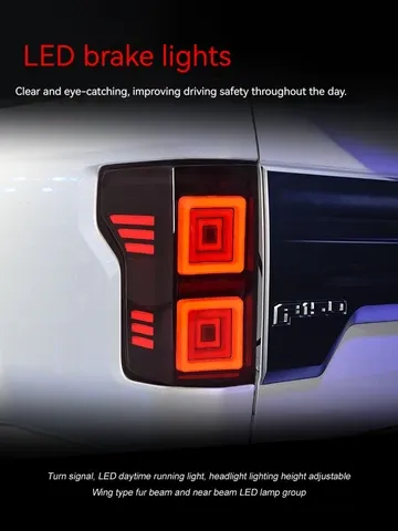 Задние LED-фонари динамический поворотник для Ford Raptor F-150 (2015-2021), комплект, комплект, FT Carlight Carlight — фото 3