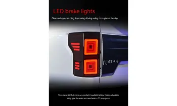 Задние LED-фонари динамический поворотник для Ford Raptor F-150 (2015-2021), комплект, комплект, FT Carlight Carlight — фото 3