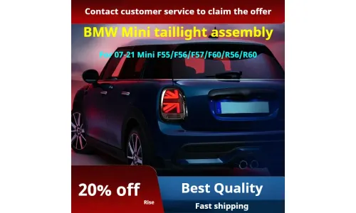 Задние LED-фонари динамический поворотник для Mini Cooper (F55/F56), комплект, комплект, FT Carlight Carlight — фото 2
