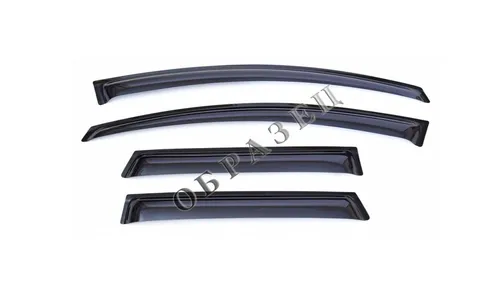 Дефлекторы боковых окон Toyota Corolla, 2000-2006, хэтчбек, 4ч., темный / Тойота Королла — фото 1