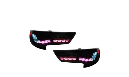 Задние LED-фонари RGB динамический поворотник для Toyota Mark X (2010-2017), комплект, комплект, FT Carlight Carlight — фото 1