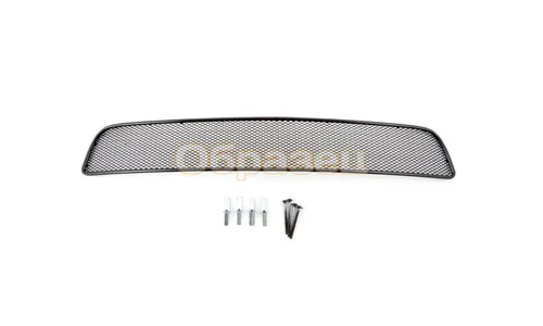 Сетка на бампер внешняя для FOTON Sauvana 2017-, черн., 15 мм / Фотон Савана — фото 1
