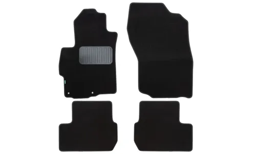 Коврики в салон Klever Standard MITSUBISHI Lancer X 2007-2010, 2011-2015, 2015-2017, седан, 4 шт. (текстиль) / Митсубиси Лансер — фото 1