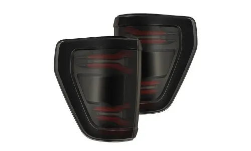 Фонари задние светодиодные LUXX Black Red для Ford F-150 XL/XLT/STX 2024–2026, AlphaRex — фото 1