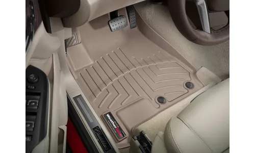 Ковры салона Floorliners, 1 ряд Cadillac SRX 2010-2012, бежевый, Weathertech — фото 1