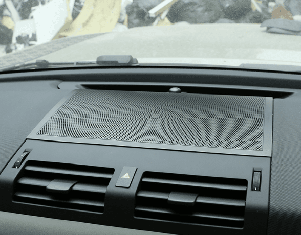Накладка динамика торпеды Land Rover Defender, черный — фото 2