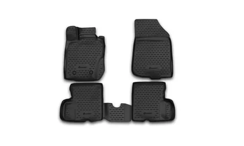 Коврик 3D в салон подходит для RENAULT Duster 4WD, 2011-2015, передний левый, 1 шт. (полиуретан) / Рено Дастер — фото 1