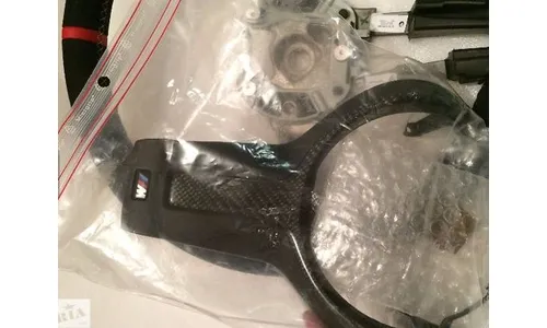 Руль трехспицевой M performance BMW 5-series F10/F11/F07, 6-series F12/F13/F06, карбон/алькантара, оригинал — фото 3