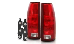 GMC V1500 Suburban 1988-1991 Tail Light красный/прозрачный Lens w/ Circuit Board, коплект, ANZO USA — фото 1