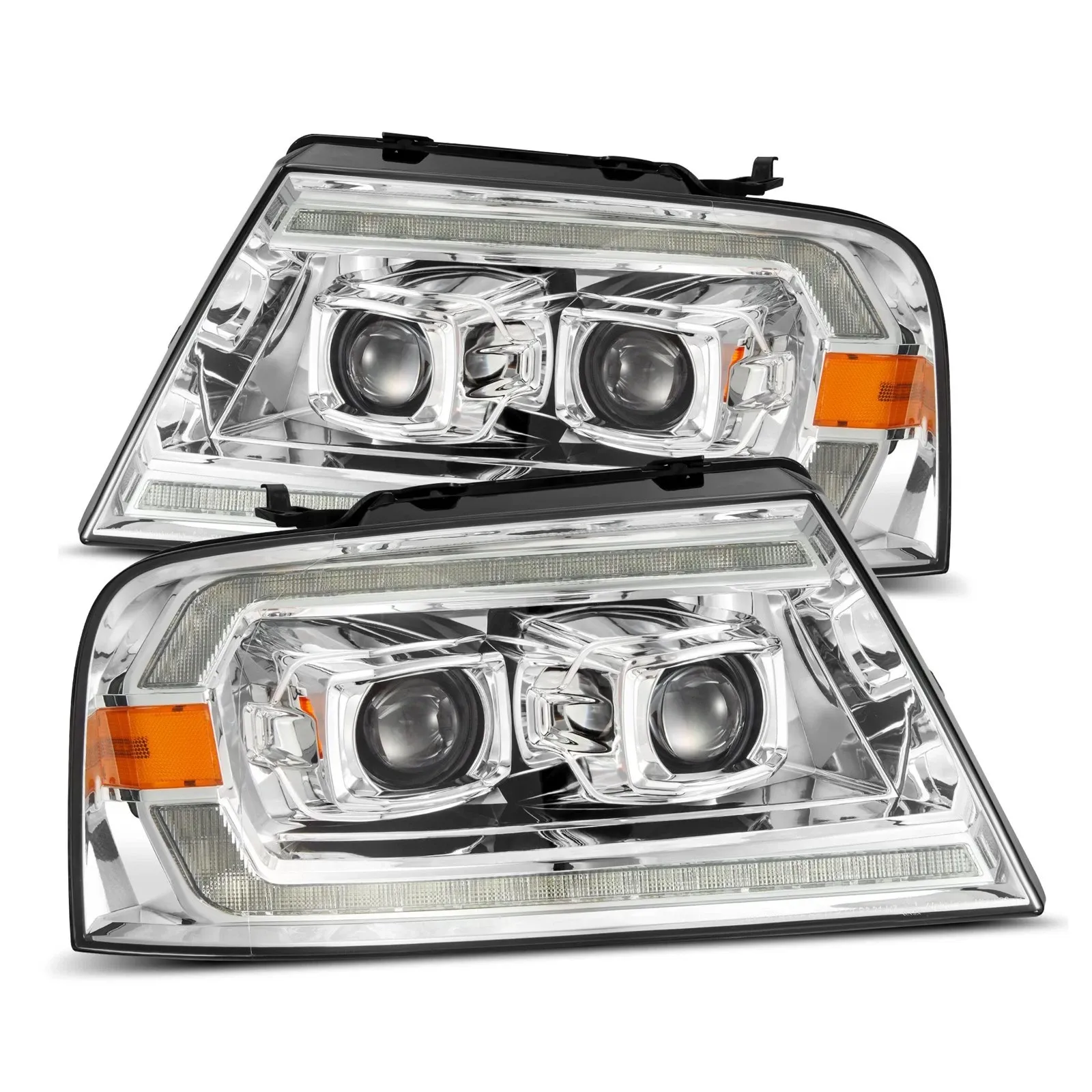 Фары проекторные светодиодные LUXX для Ford F-150 / Lincoln Mark LT 2004–2008, AlphaRex — фото 2