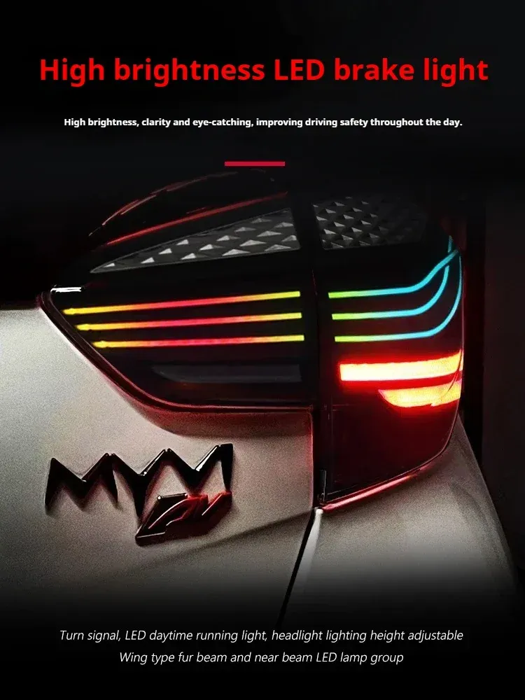 Задние LED-фонари RGB динамический поворотник для Perodua Myvi (2018-2024), комплект, комплект, FT Carlight Carlight — фото 3