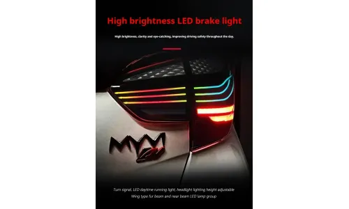 Задние LED-фонари RGB динамический поворотник для Perodua Myvi (2018-2024), комплект, комплект, FT Carlight Carlight — фото 3