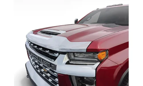 Дефлектор капота AVS для 2020-2024 Chevrolet Silverado 2500 HD, хром — фото 1