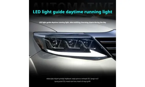 Фары LED проектор 3-глазные ДХО для Toyota Fortuner (2011-2015), комплект, комплект, FT Carlight Carlight — фото 3