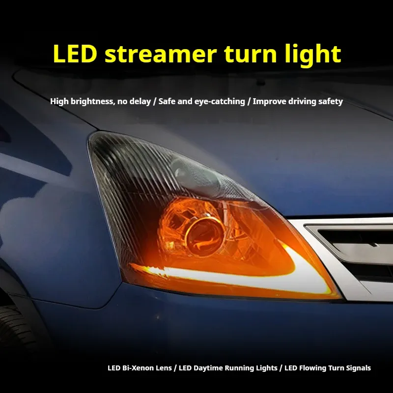 Фары передние LED с ходовыми огнями для Nissan Livina (2007-2012), комплект, комплект, FT Carlight Carlight — фото 3