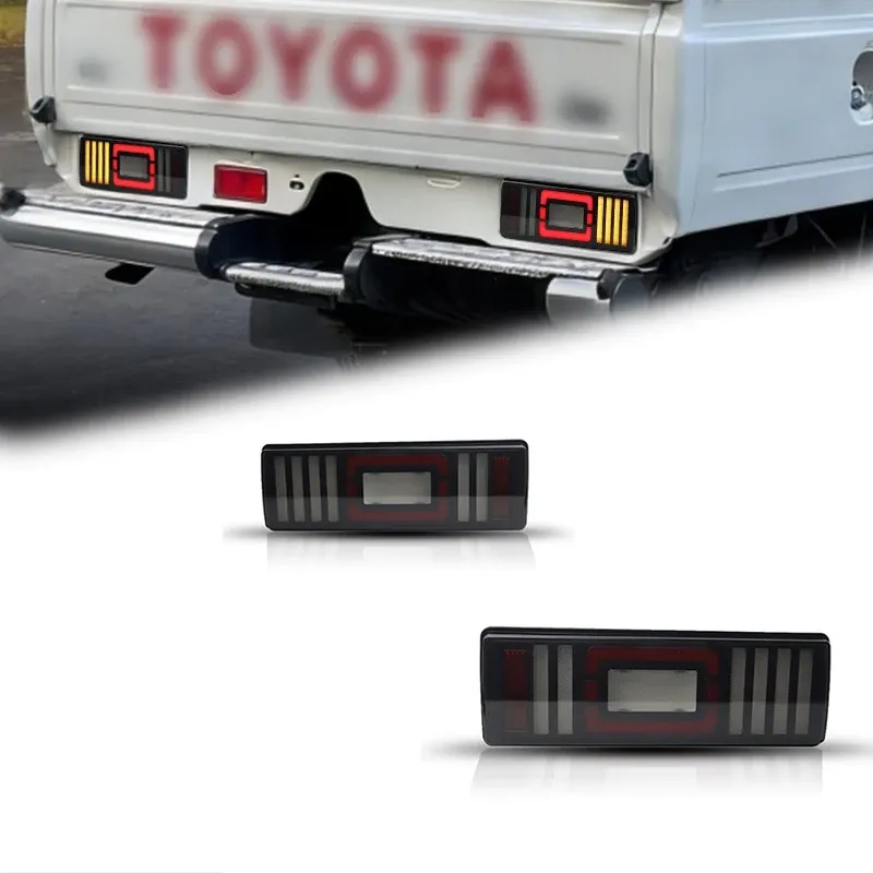 Задние LED-фонари динамический поворотник для Toyota Land Cruiser 70 (2007-2024), комплект, комплект, FT Carlight Carlight — фото 1