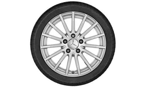 Диск колесный R16 Mercedes C-class W205, «Серебристый ванадий», многоспицевый, оригинал — фото 1