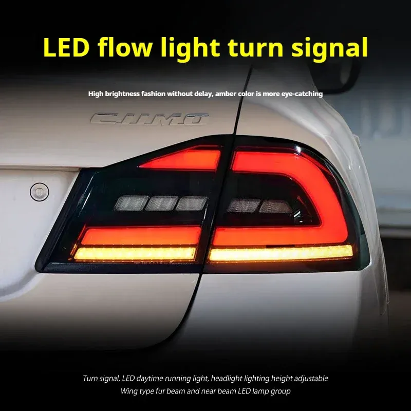Задние LED-фонари динамический поворотник для Honda Civic FD (2005-2015), комплект, комплект, FT Carlight Carlight — фото 5