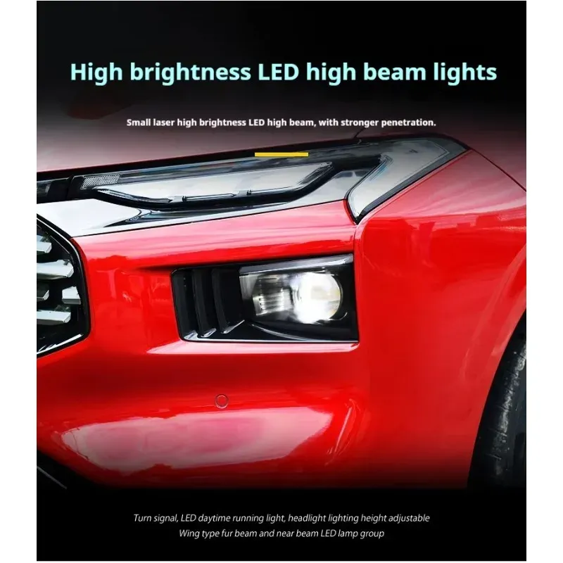 Фары передние LED с ходовыми огнями для Ford Mondeo (2022-2023), комплект, комплект, FT Carlight Carlight — фото 3