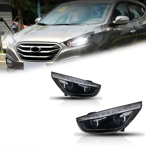 Фары передние LED с ходовыми огнями для Hyundai IX35 (2009-2016), комплект, комплект, FT Carlight Carlight — фото 1