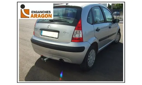 ТСУ для CITROEN C3 II (A51) 2010-2012, CITROEN DS3 2010-, DS_AUTOMOBILES DS3 2010-2018, Тип шара: Горизонтальный, легкосъемный (S) / Ситроен C3 Пикасс — фото 2