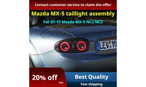 Задние LED-фонари динамический поворотник для Mazda MX-5 NC2/NC3 (2007-2015), комплект, комплект, FT Carlight Carlight — фото 3