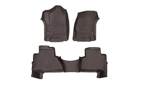 Коврики всесезонные Cadillac Escalade 2015-, короткая база, какао, 2 ряда, WeatherTech — фото 1