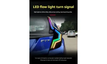 Задние LED-фонари RGB динамический поворотник для Honda Fit Jazz GK5 (2014-2020), комплект, комплект, FT Carlight Carlight — фото 4