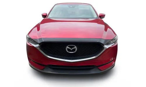 Дефлектор капота AVS для 2019-2023 Mazda 3 Hatchback, накладка Aeroskin, дымчатый — фото 2