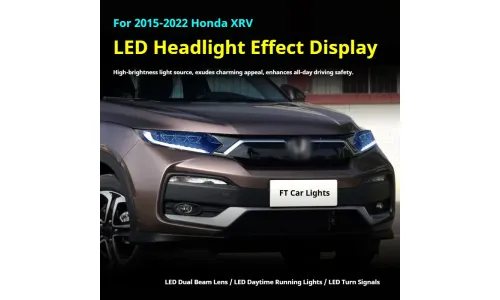 Фары передние LED с ходовыми огнями для Honda XR-V (2015-2022), комплект, комплект, FT Carlight Carlight — фото 5