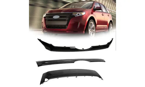 Верхняя передняя решетка бампера для 2011-2014 Ford края замены черный ладонь новый — фото 1