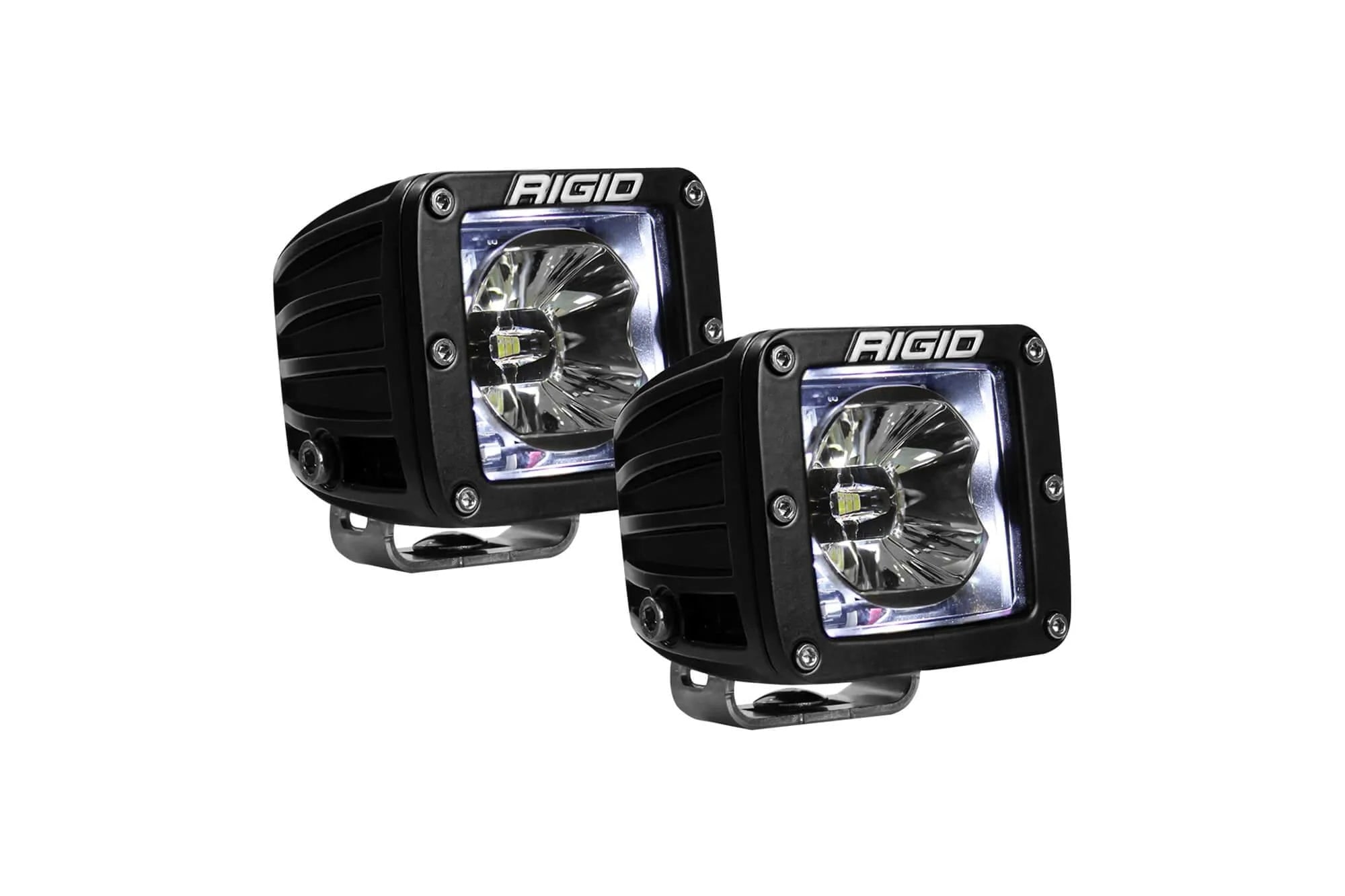 Комплект светодиодных фар Radiance+ RGBW 76,2 мм (3 дюйма), 2 шт., RIGID — фото 4