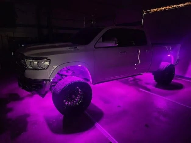 Комплект светодиодной подсветки RGBW Rock Light, 4 шт., без Bluetooth-контроллера RGBW, Diode Dynamics — фото 5