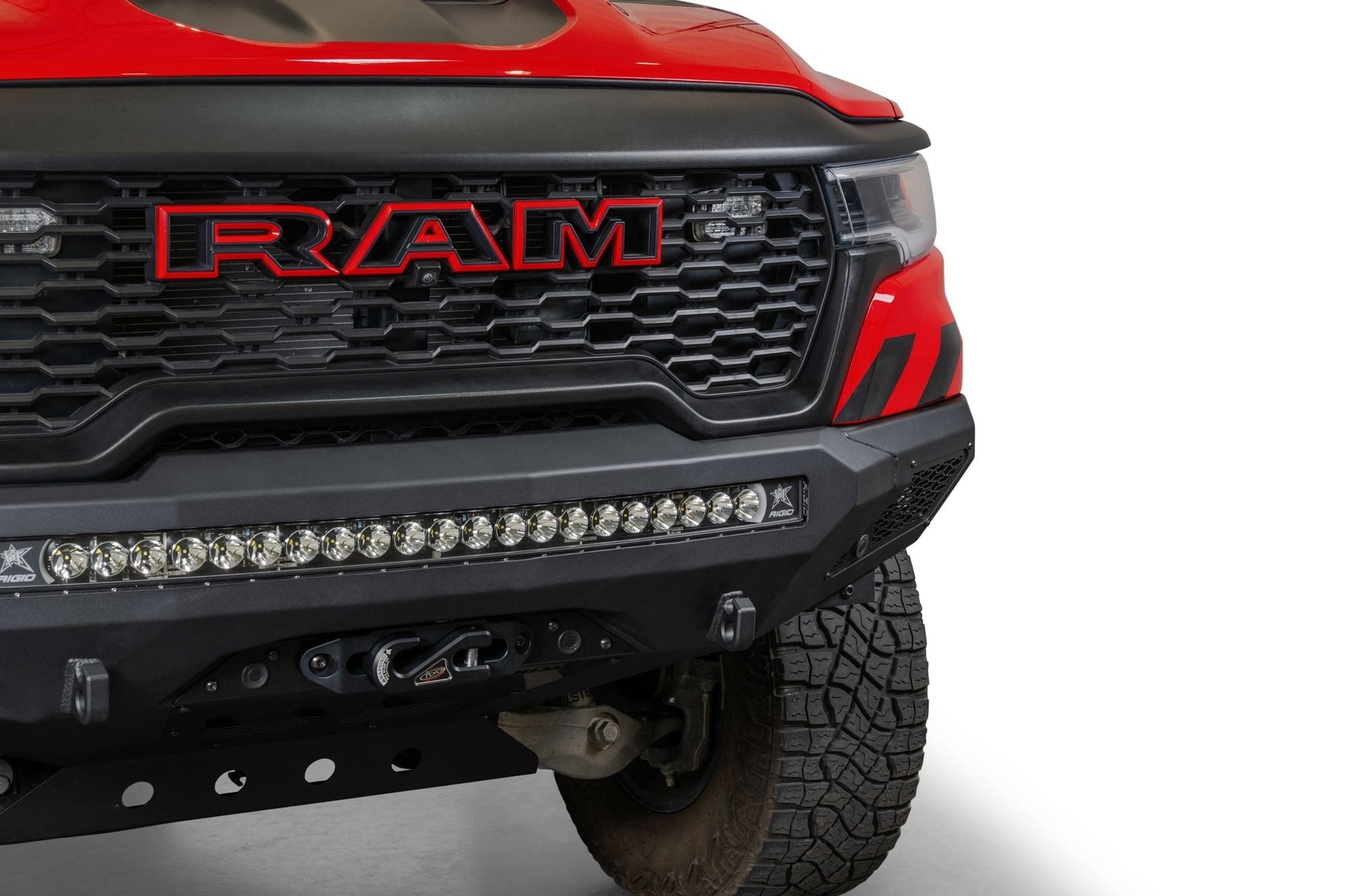 Скрытая площадка лебёдки для бампера Stealth Fighter, Dodge RAM 1500 RHO, Addictive Desert Designs — фото 5