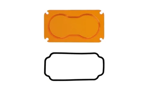 Комплект сменных линз для S2, узкий дальний свет Spot, Factory Amber (янтарный), Baja Designs — фото 1