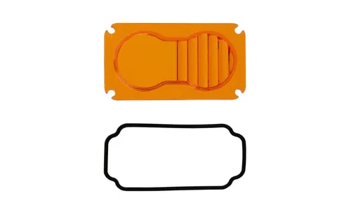 Комплект сменных линз для S2, комбинированный свет Driving/Combo, Factory Amber (янтарный), Baja Designs — фото 1