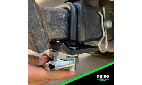 Зажим для устранения люфта фаркопа, квадрат 31,75/50,8 мм, Rhino USA — фото 3