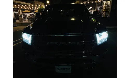 Фары галогеновые PRO для Ram 1500 Tradesman & Big Horn 2019–2024, AlphaRex — фото 5