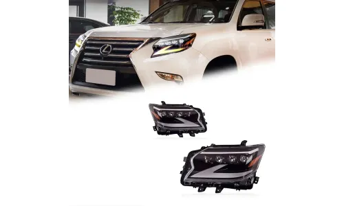 Фары передние LED с ходовыми огнями для Lexus GX (2014-2020), комплект, комплект, FT Carlight Carlight — фото 1